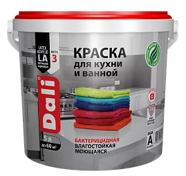 Рогнеда Dali / Дали Краска для кухни и ванной латексная акриловая