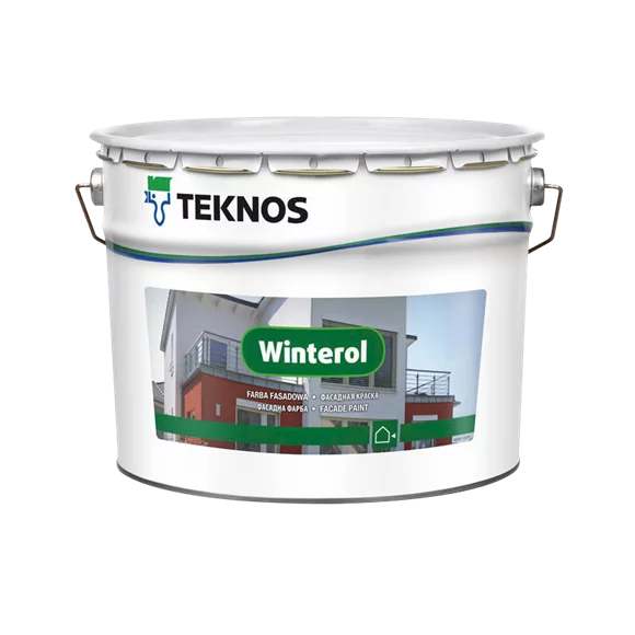 Teknos Winterol / Текнос Винтерол краска для наружной окраски новых минеральных поверхностей, водоразбавляемая акрилатная