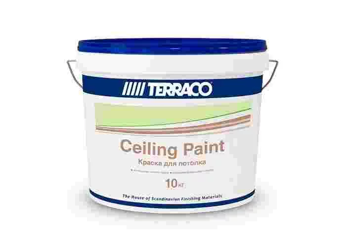 Terraco Ceiling Paint Акриловая матовая краска для потолков