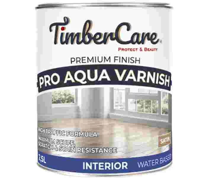TimberCare Pro Aqua Varnish Профессиональный лак на водной основе для внутренних работ