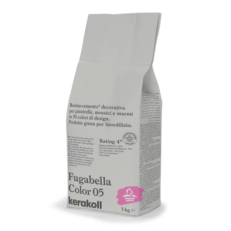 Kerakoll Fugabella Color / Кераколл Фугабелла Колор затирка для керамической плитки, мозаики и мрамора сверхгладкая