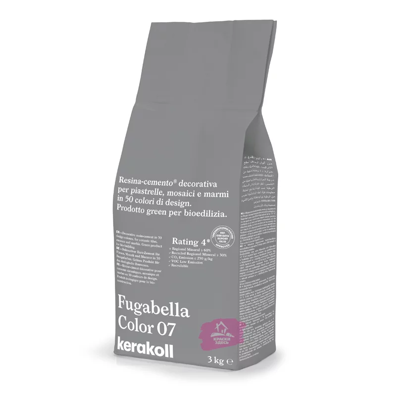 Kerakoll Fugabella Color / Кераколл Фугабелла Колор затирка для керамической плитки, мозаики и мрамора сверхгладкая