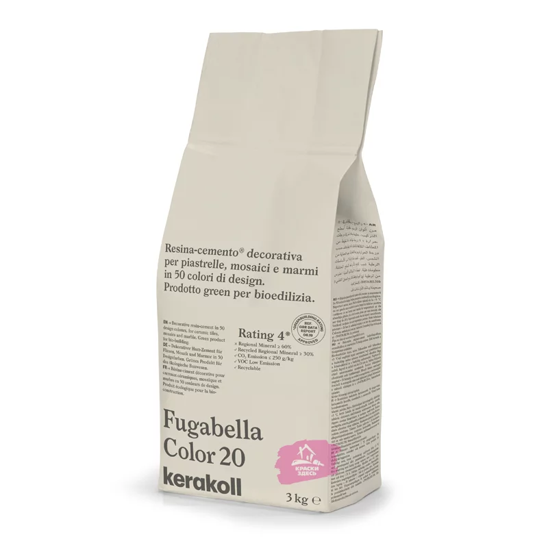 Kerakoll Fugabella Color / Кераколл Фугабелла Колор затирка для керамической плитки, мозаики и мрамора сверхгладкая