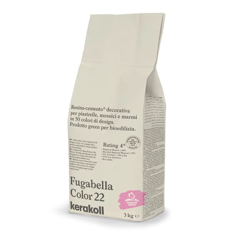 Kerakoll Fugabella Color / Кераколл Фугабелла Колор затирка для керамической плитки, мозаики и мрамора сверхгладкая