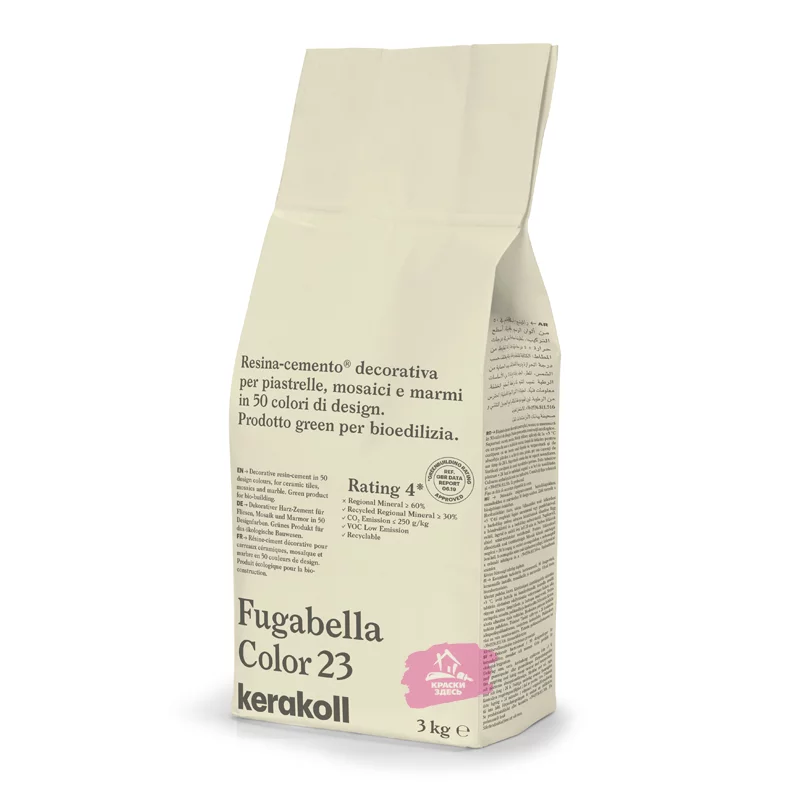 Kerakoll Fugabella Color / Кераколл Фугабелла Колор затирка для керамической плитки, мозаики и мрамора сверхгладкая