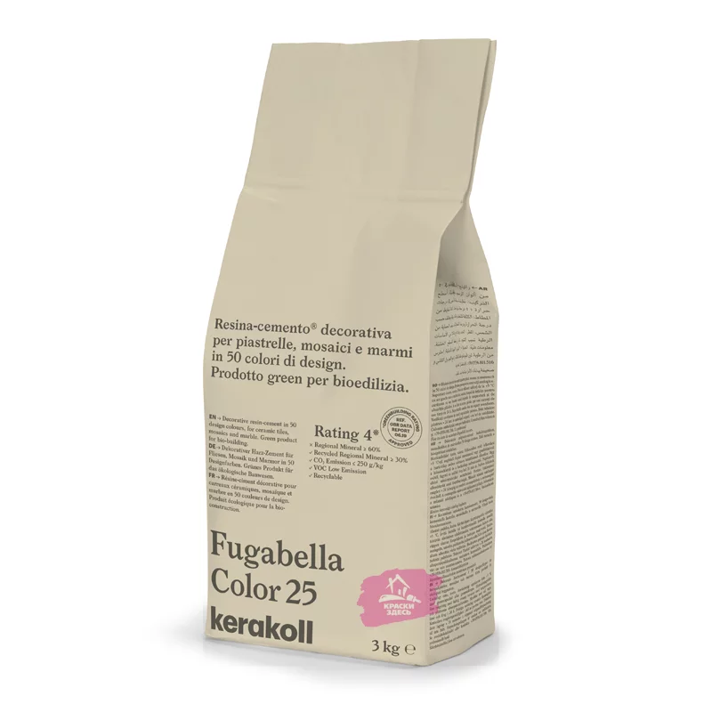 Kerakoll Fugabella Color / Кераколл Фугабелла Колор затирка для керамической плитки, мозаики и мрамора сверхгладкая