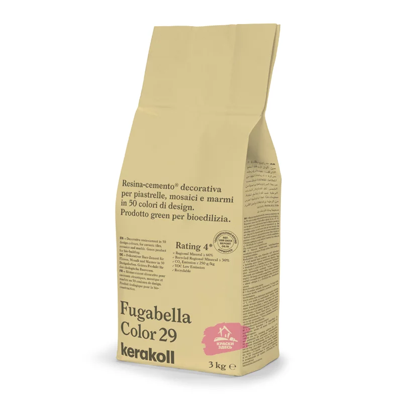 Kerakoll Fugabella Color / Кераколл Фугабелла Колор затирка для керамической плитки, мозаики и мрамора сверхгладкая