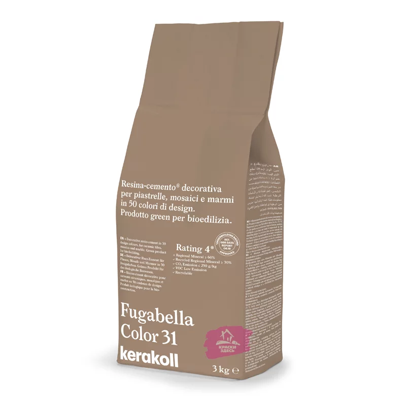 Kerakoll Fugabella Color / Кераколл Фугабелла Колор затирка для керамической плитки, мозаики и мрамора сверхгладкая