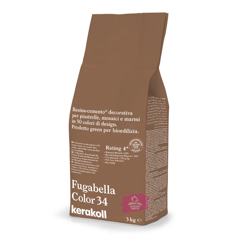 Kerakoll Fugabella Color / Кераколл Фугабелла Колор затирка для керамической плитки, мозаики и мрамора сверхгладкая