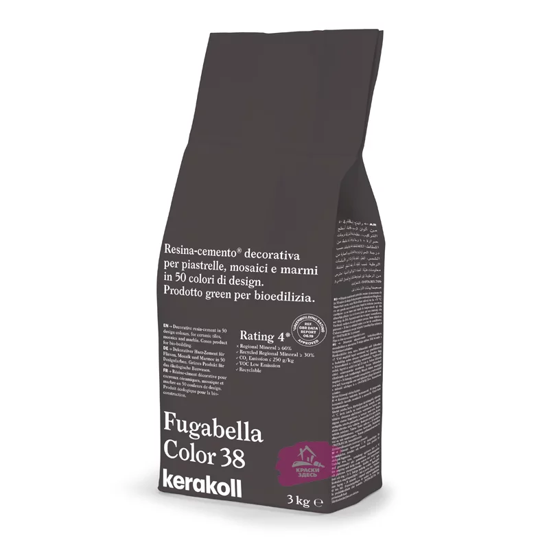 Kerakoll Fugabella Color / Кераколл Фугабелла Колор затирка для керамической плитки, мозаики и мрамора сверхгладкая