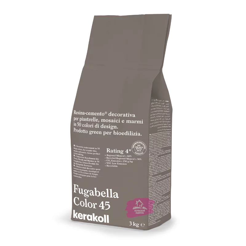 Kerakoll Fugabella Color / Кераколл Фугабелла Колор затирка для керамической плитки, мозаики и мрамора сверхгладкая