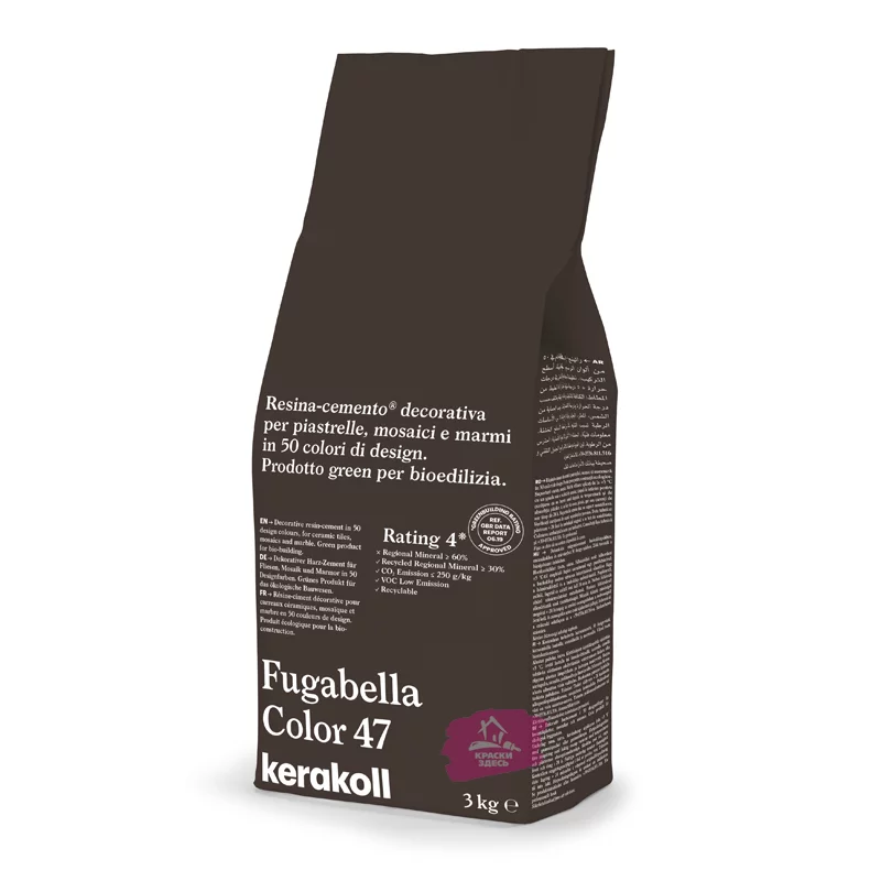 Kerakoll Fugabella Color / Кераколл Фугабелла Колор затирка для керамической плитки, мозаики и мрамора сверхгладкая