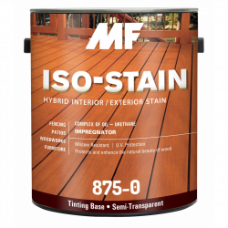MF Paints ISO-STAIN 875 Пропитка на основе смеси уретана и сверхпроникающего масла для внутреннего и наружного применения